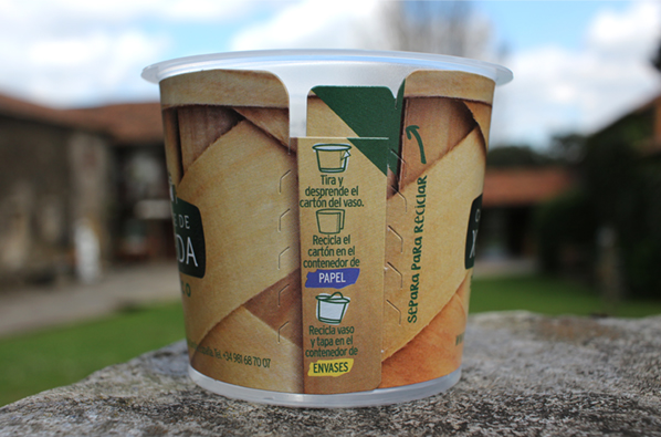 Vaso y brick 100% reciclables